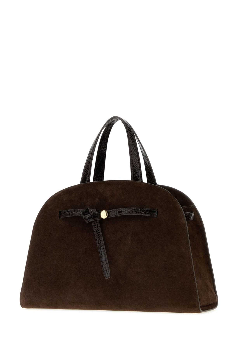 Tory Burch Romy Top Handle Bag — Brown