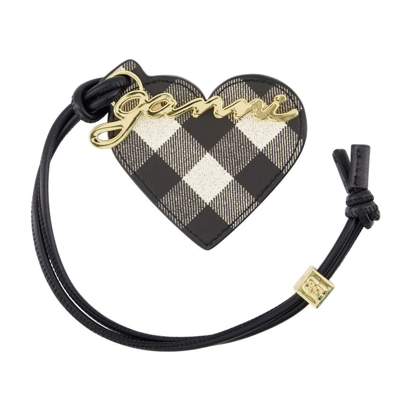 Ganni Key Case — Black Calfskin Belt