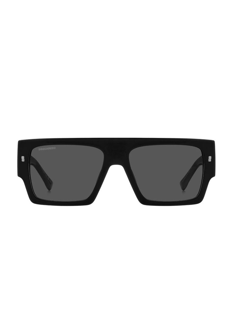 Dsquared2 D2 Logo-Embossed Acetate Sunglasses — Black