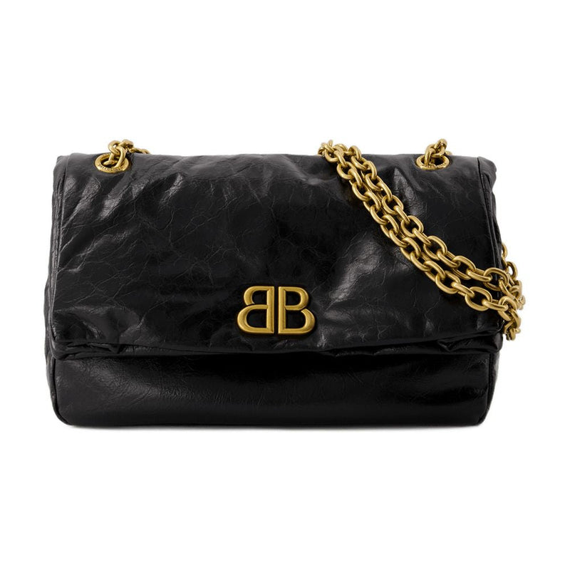 Balenciaga Shoulder Bag — Black Calfskin