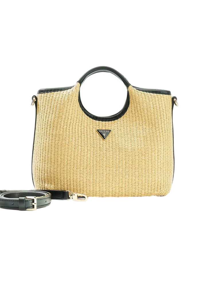 Guess Top Handle Bag — Beige Polypropylene