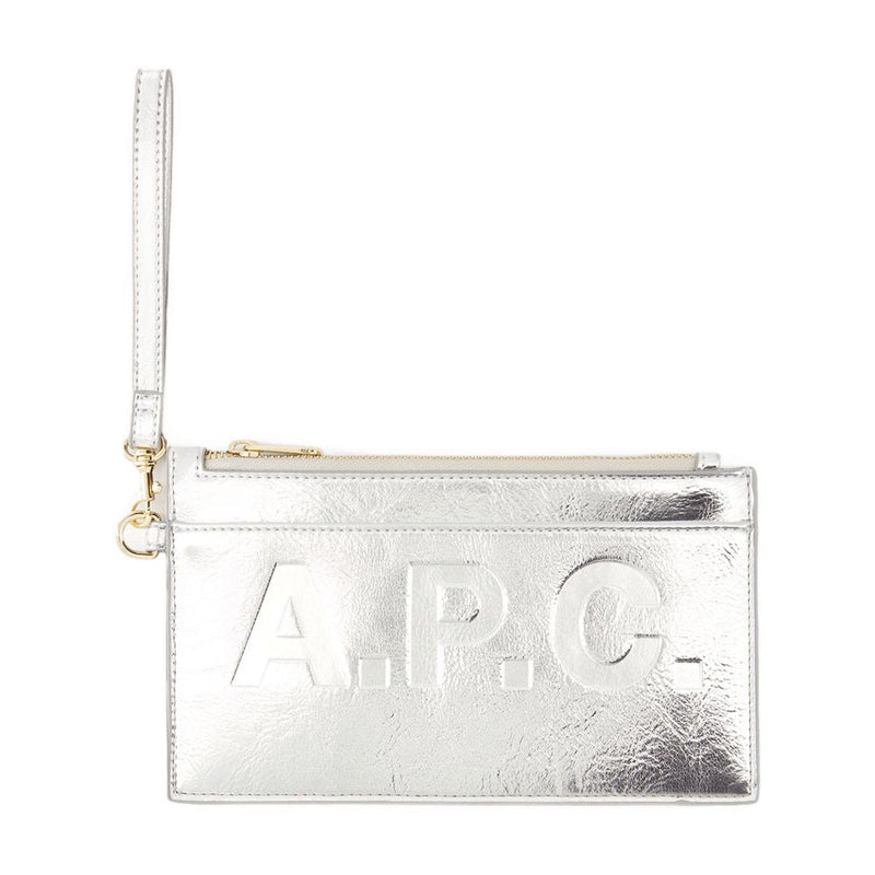 A.p.c. Market Card Case — Silver Synthetic Cases