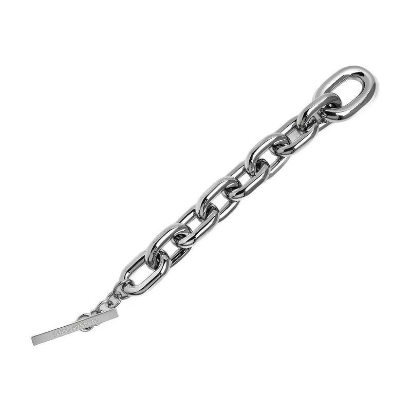 Rabanne Xl Link Chain Bracelet — Silver Metal Bracelets