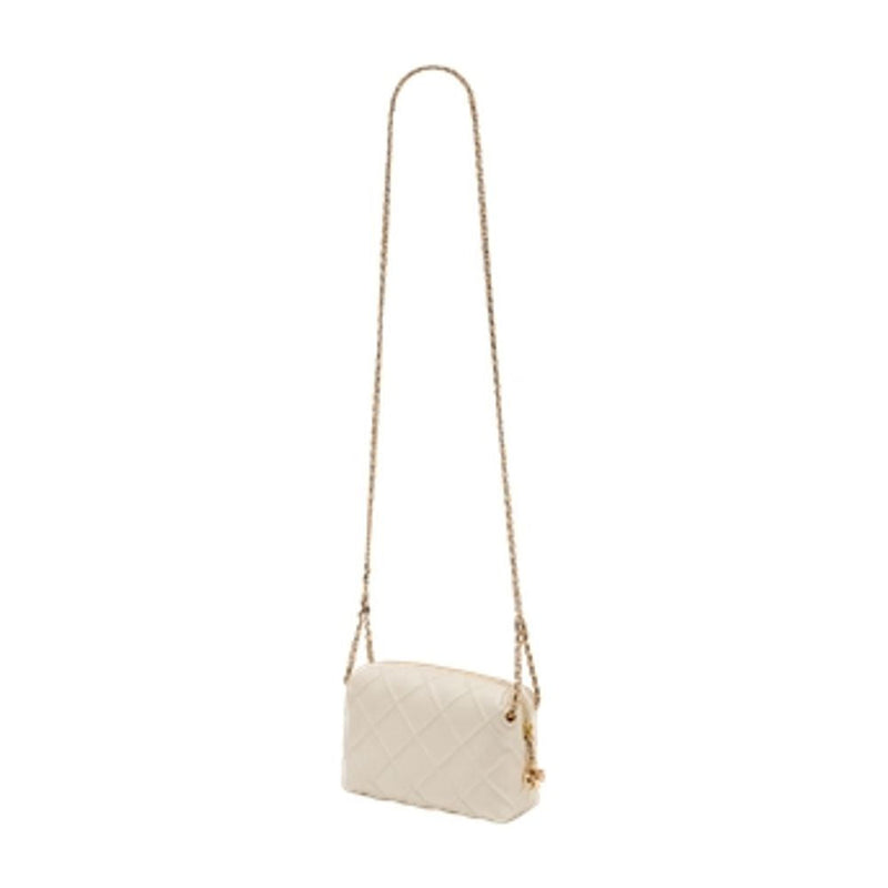 Tory Burch Fleming Crossbody Bag — Beige Lambskin