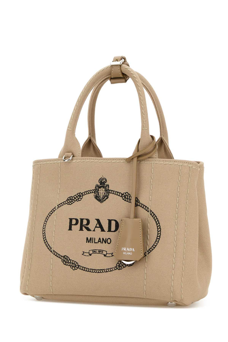 Prada Jardinière Tote Bag — Beige