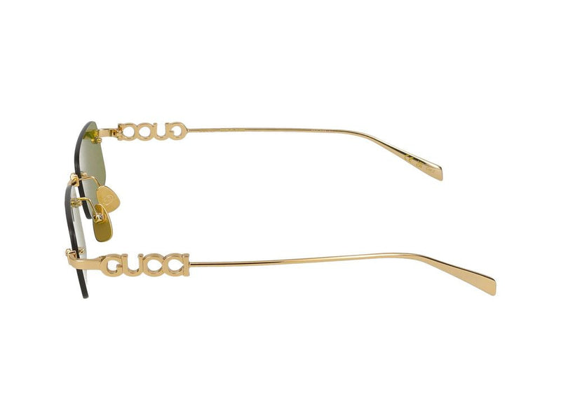 Gucci Gg1808s Sunglasses — Green Metal