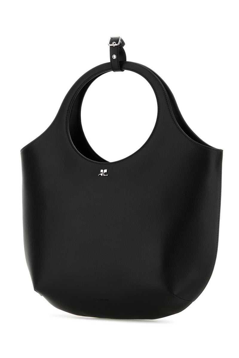 Courreges Holy Shoulder Bag — Black