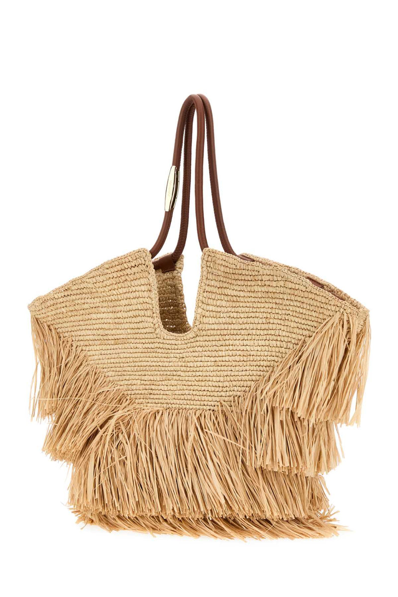 Zimmermann Goldentime Tote Bag — Beige