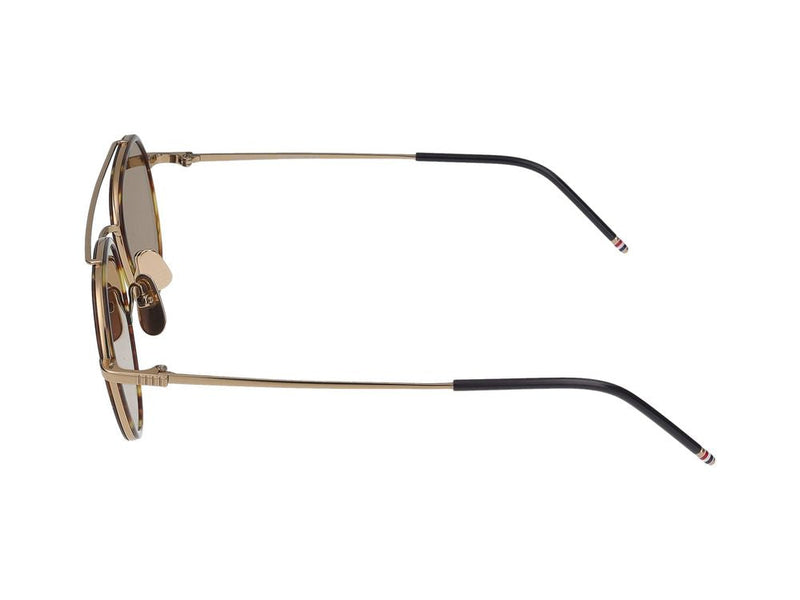 Thom Browne Ues801a-G0003-215-51 Sunglasses — Brown Acetate/titanium