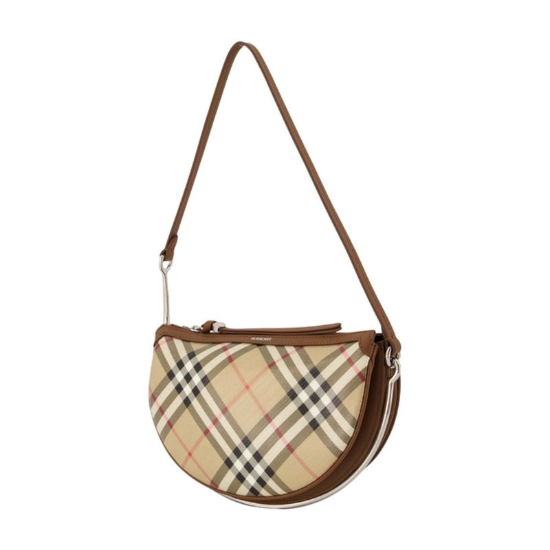 Burberry Shoulder Bag — Beige Cotton
