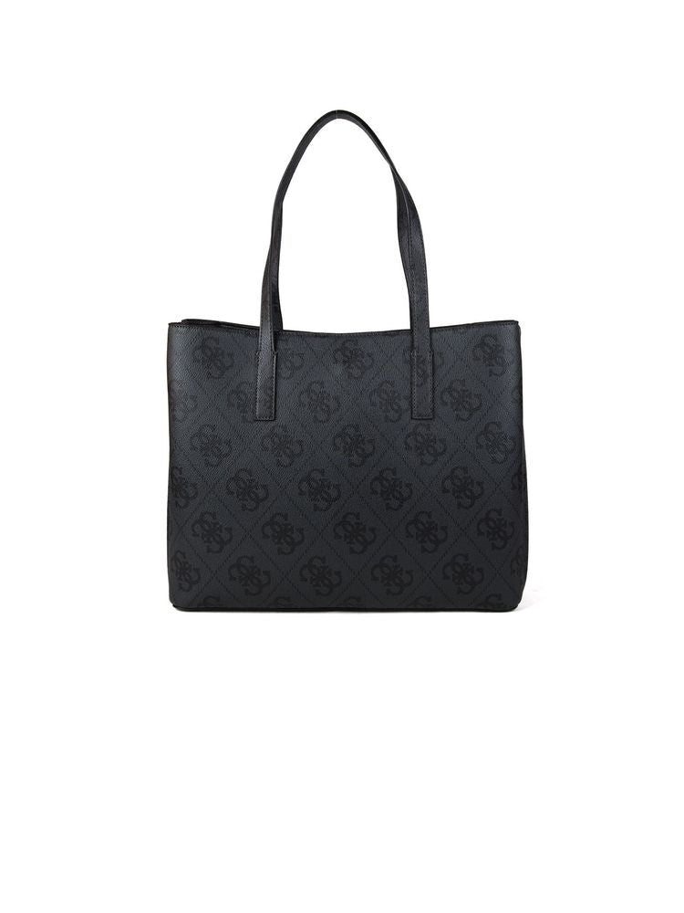 Guess Tote Bag — Black Polyurethane