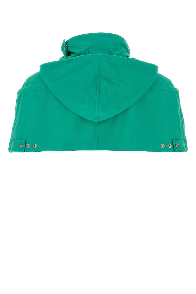 Prada Recycled Nylon Cape — Green Scarfs