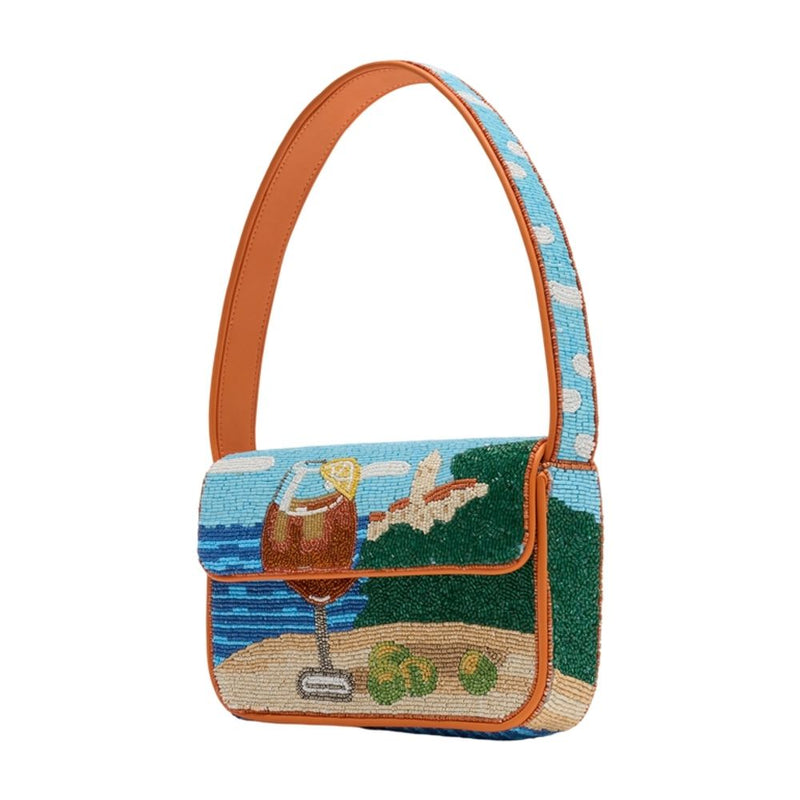 Staud Tommy Shoulder Bag — Multicolor Synthetic