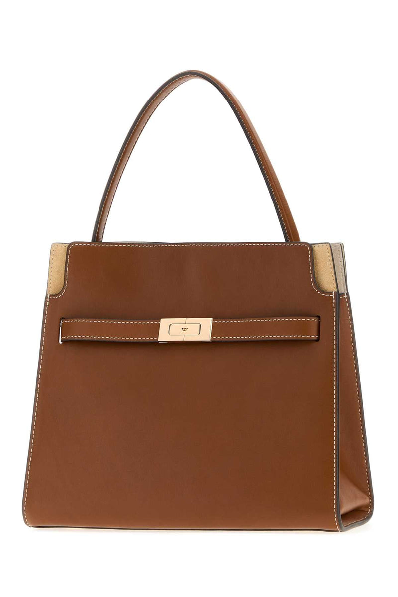 Tory Burch Piccola Top Handle Bag — Brown