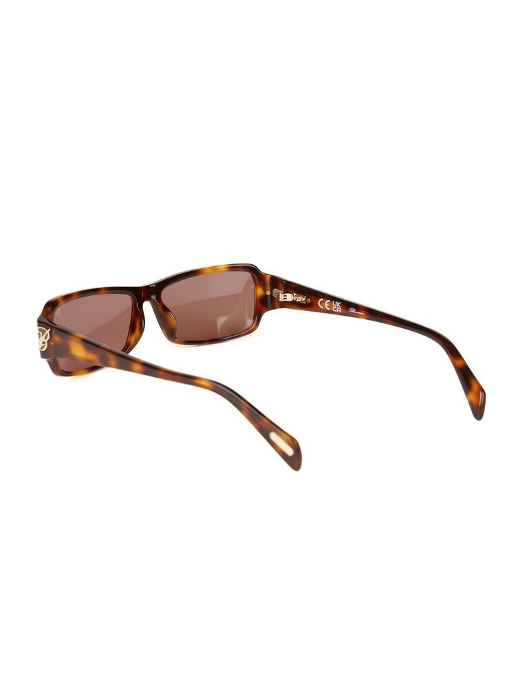 Blumarine Sbm906 Tortoiseshell Acetate Sunglasses — Yellow
