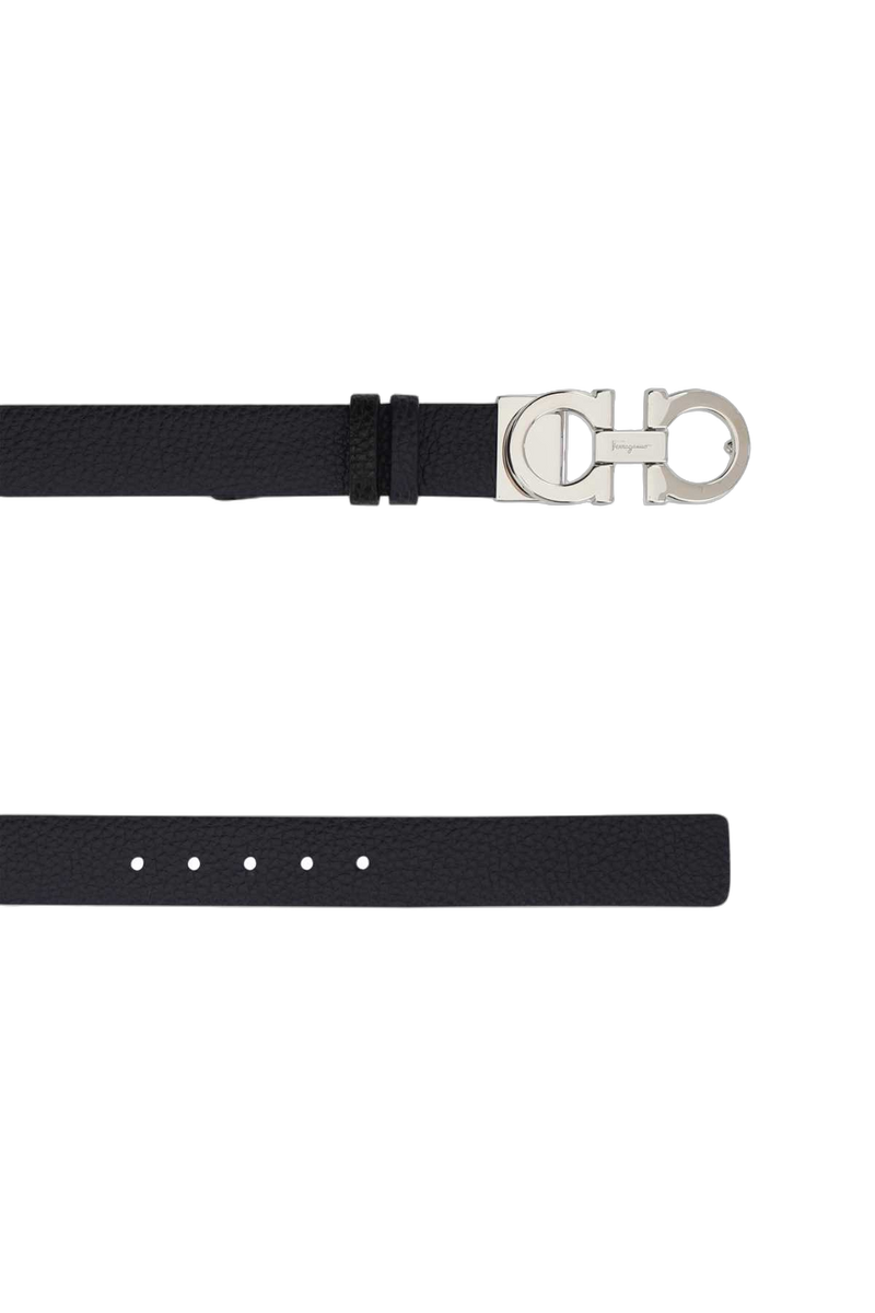 Ferragamo Mirtonero Belt — Navy