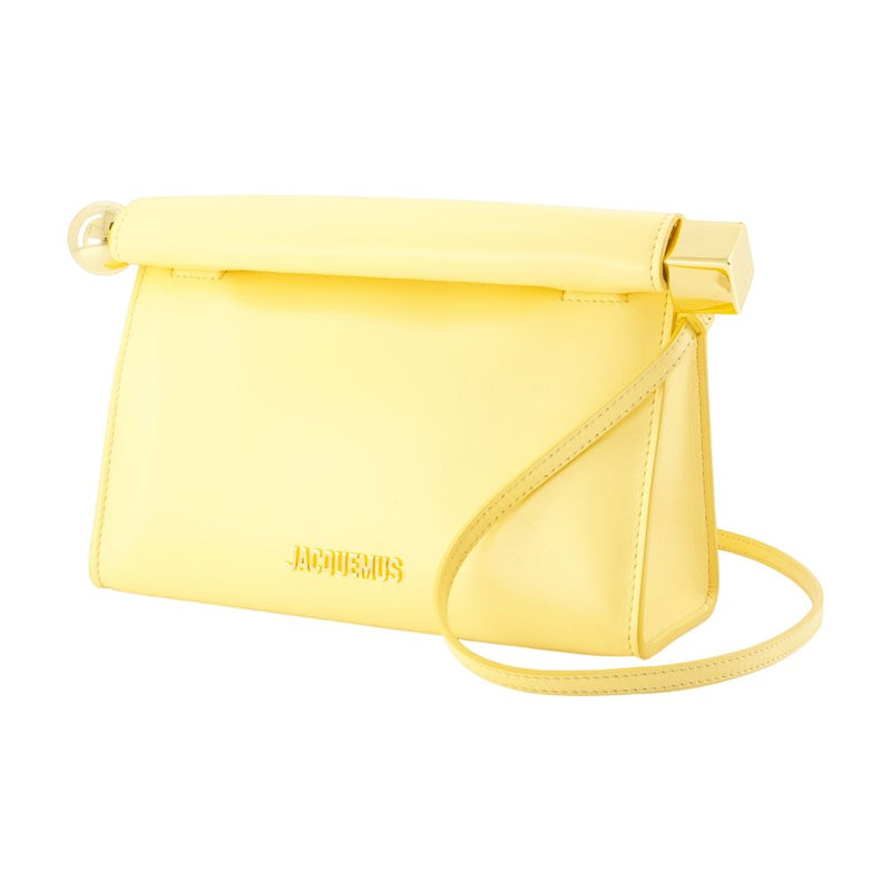 Jacquemus Shoulder Bag — Yellow Lambskin