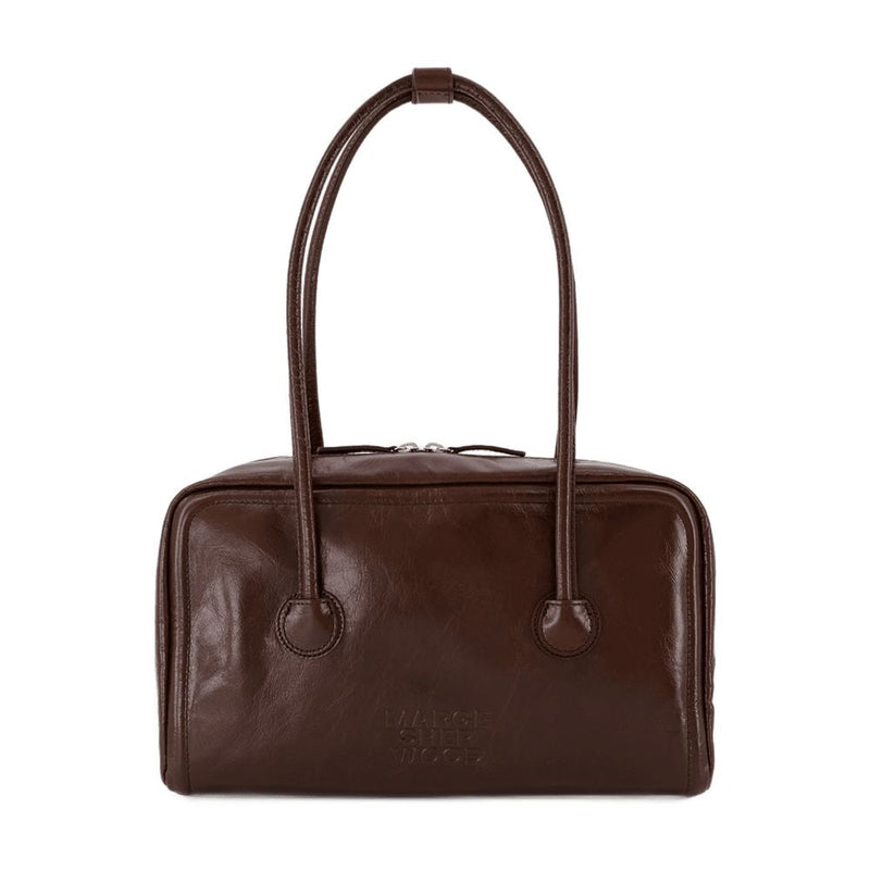 Marge Sherwood Soft Leather Shoulder Bag — Brown Cowhide