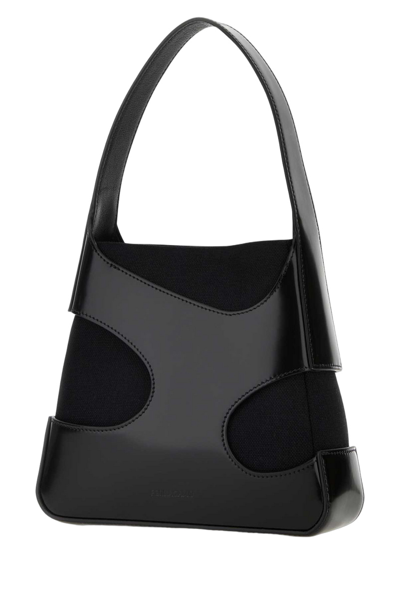 Ferragamo Neronero Shoulder Bag — Black