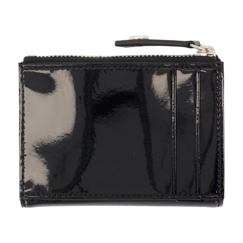 Vivienne Westwood Patent Leather Card Case — Black Synthetic Cases