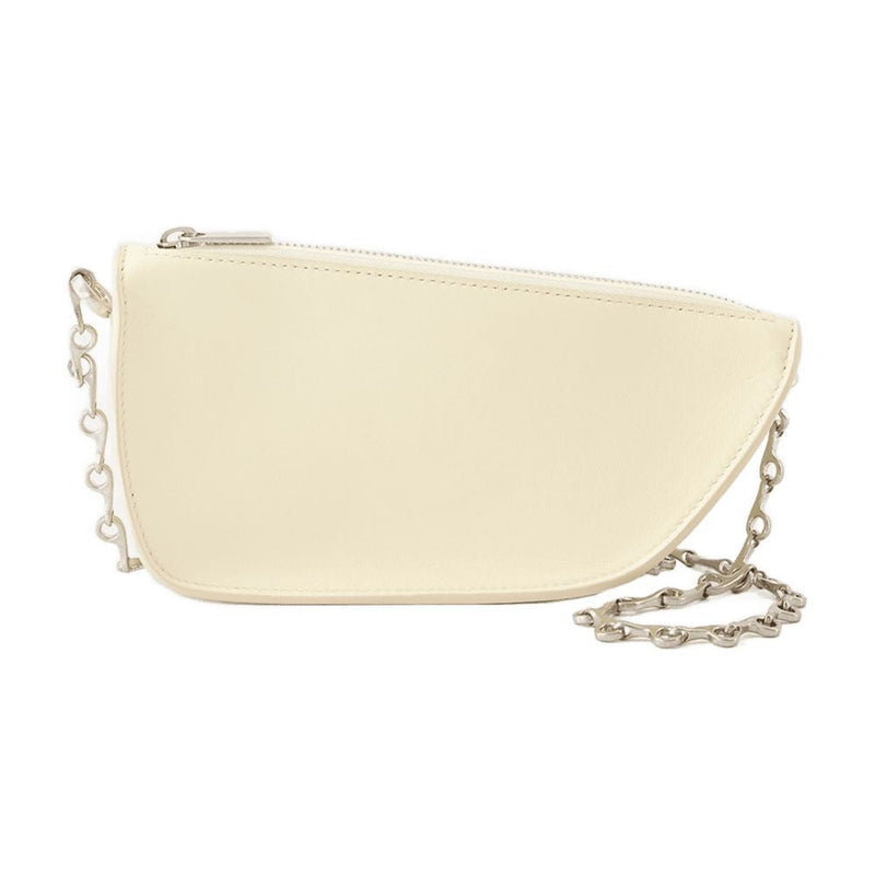 Burberry Shield Wallet — Beige Lambskin