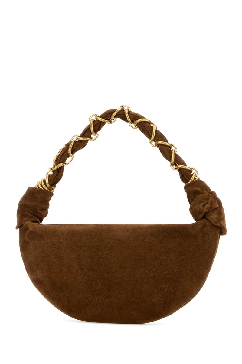 Saint Laurent Amalia Shoulder Bag — Brown