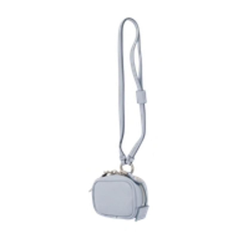 Acne Studios Camero Clip V Coin Purse — Blue Calfskin Purses