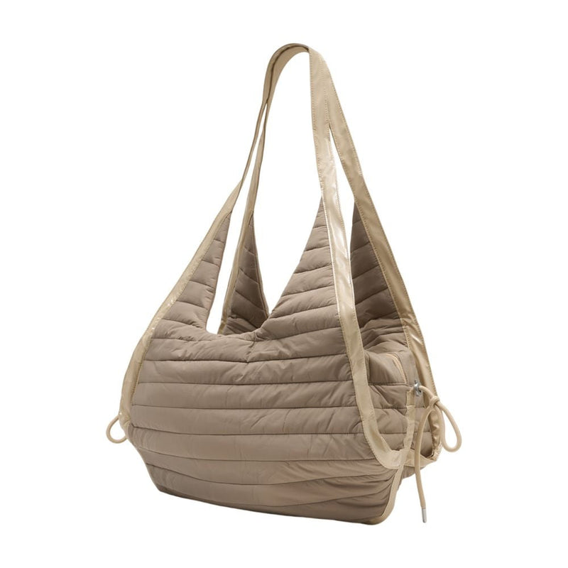 Rains Koya Vision Shoulder Bag — Beige Synthetic