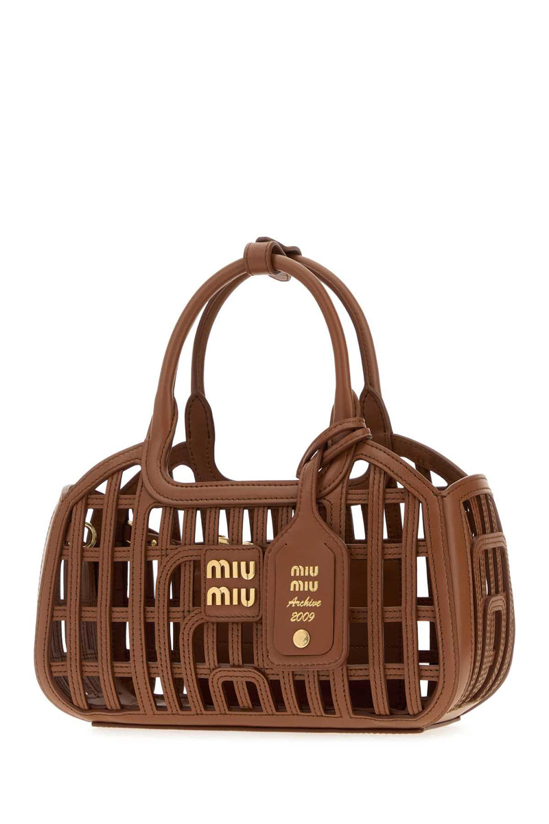 Miu Miu Shoulder Bag — Brown Calf Leather