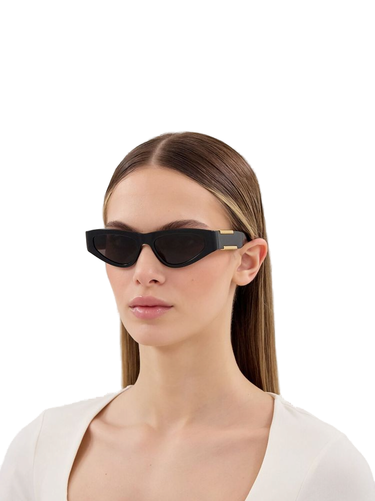 Bottega Veneta Bv1407s Bio Injection Sunglasses — Black