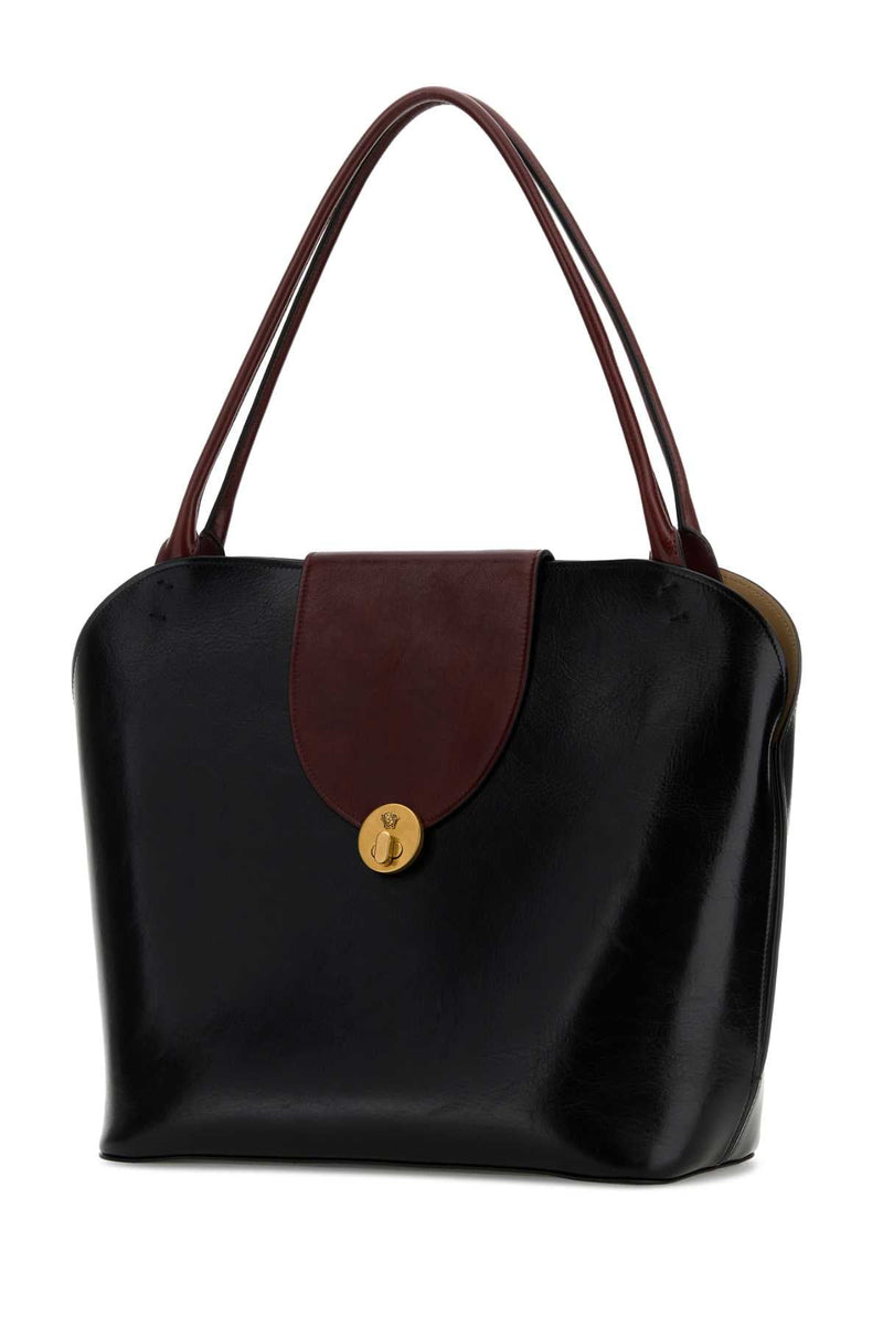 Versace Handle Shoulder Bag — Black