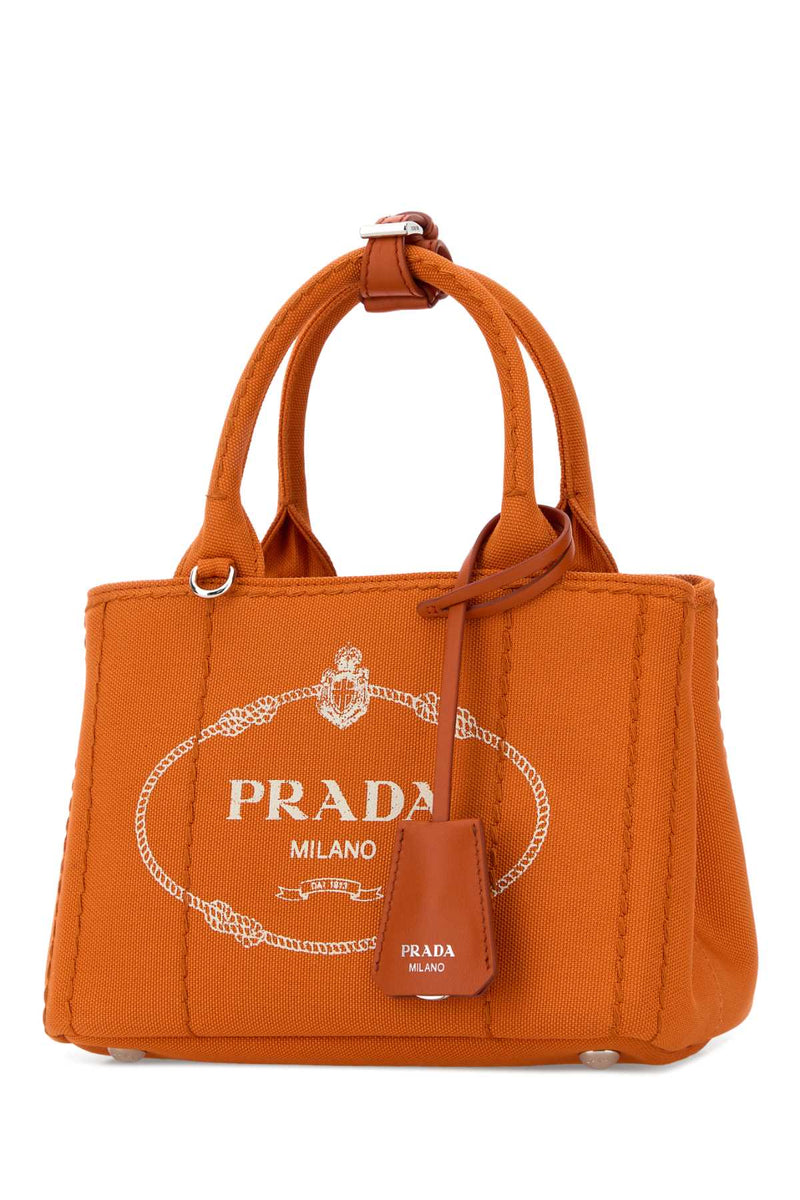 Prada Jardiniére Tote Bag — Orange