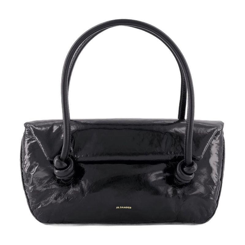 Jil Sander Shoulder Bag — Black Calfskin