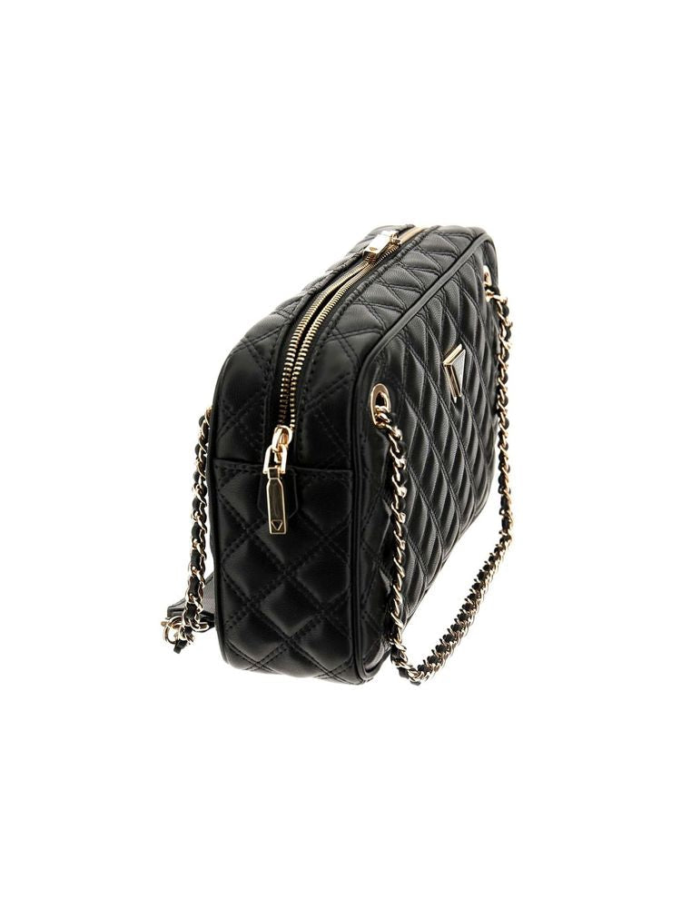 Guess Giully Ii Shoulder Bag — Black Polyurethane