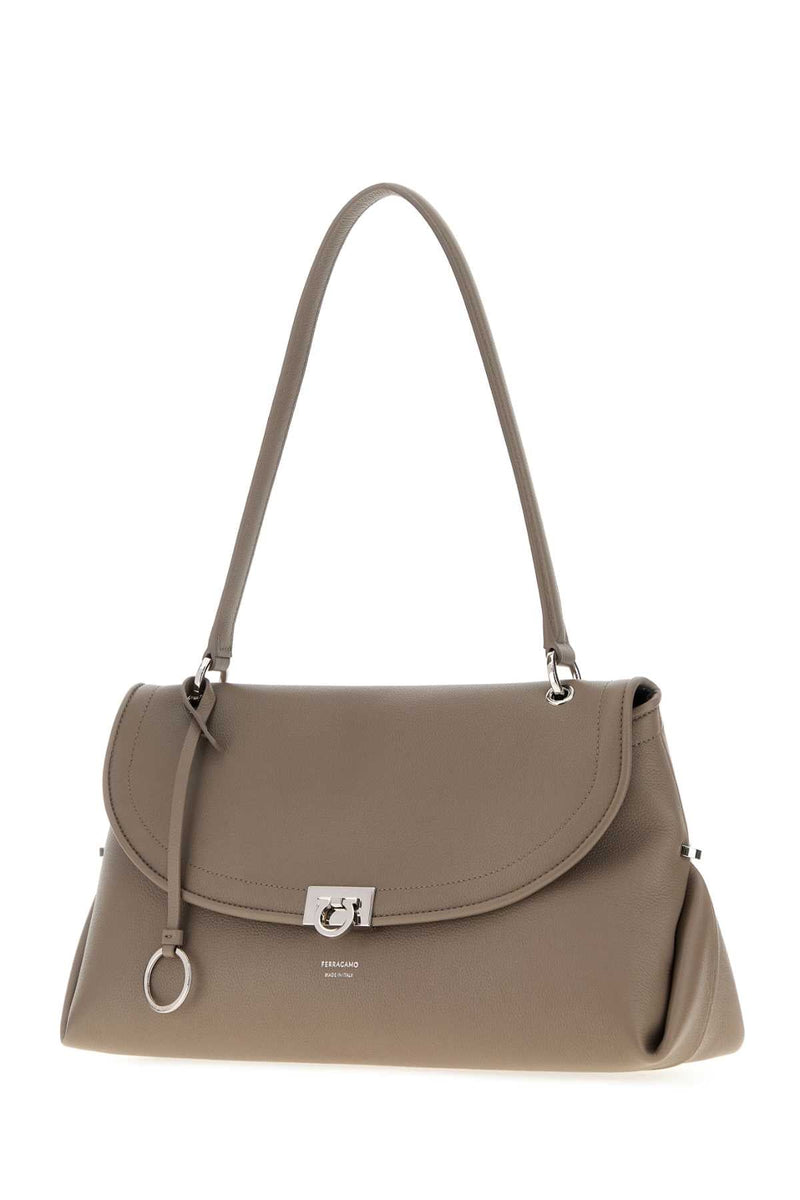 Ferragamo Shoulder Bag — Beige