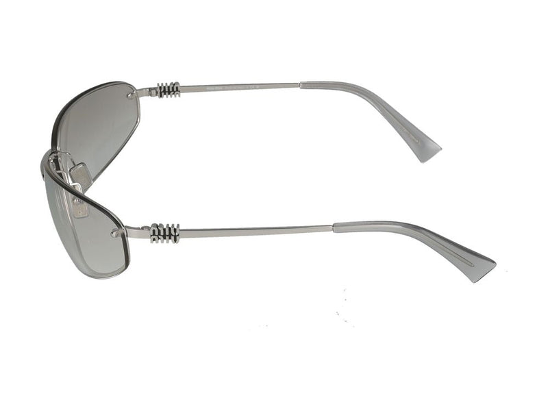 Miu Miu 0mu Sunglasses — Gray Metal