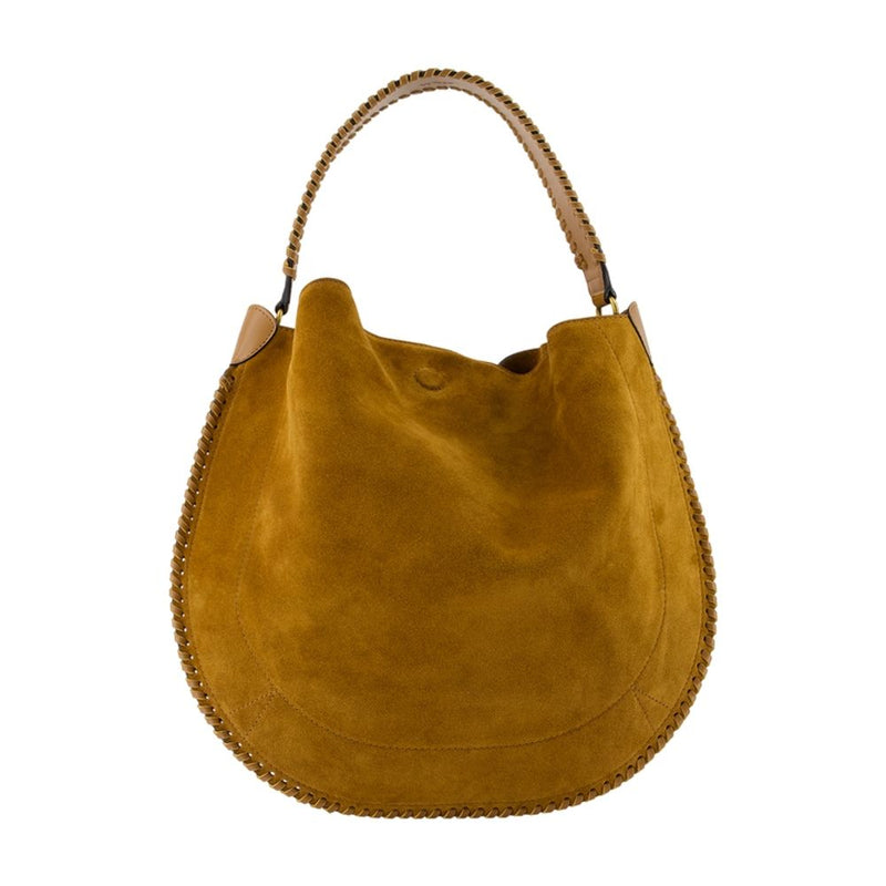 Isabel Marant Oskan Shoulder Bag — Brown Calfskin