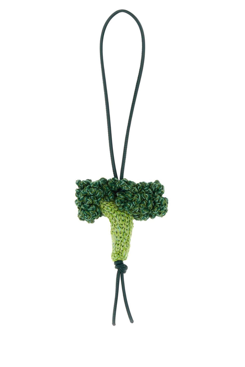 Jw Anderson Charm Pendant — Green Necklaces