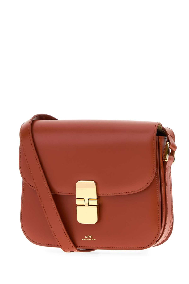 A.p.c. Grace Small Crossbody Bag — Red