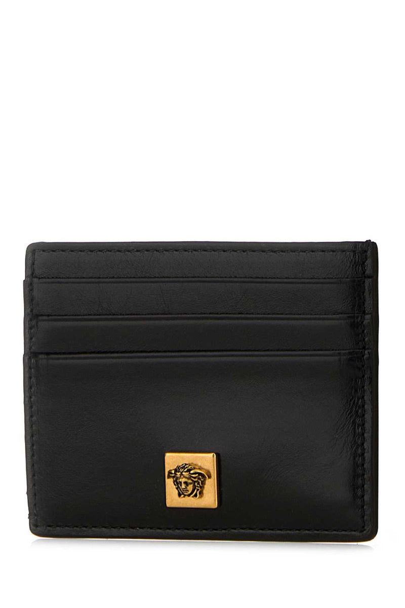 Versace Card Case — Black Wallet