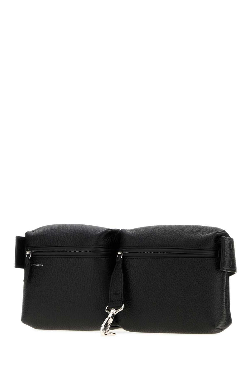 Givenchy Multipocket Belt Bag — Black Canvas