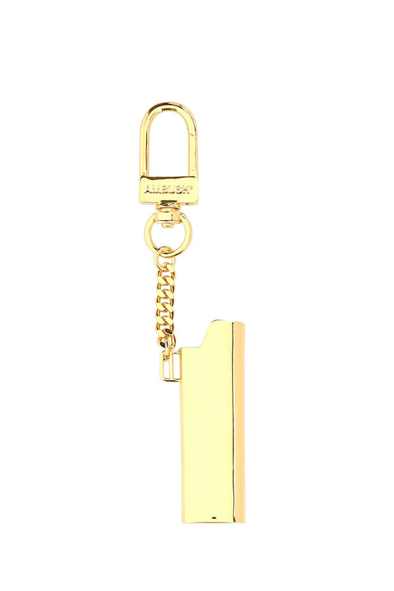 Ambush Brass Metal Lighter Holder Key Case — Gold Exterior: Keychains
