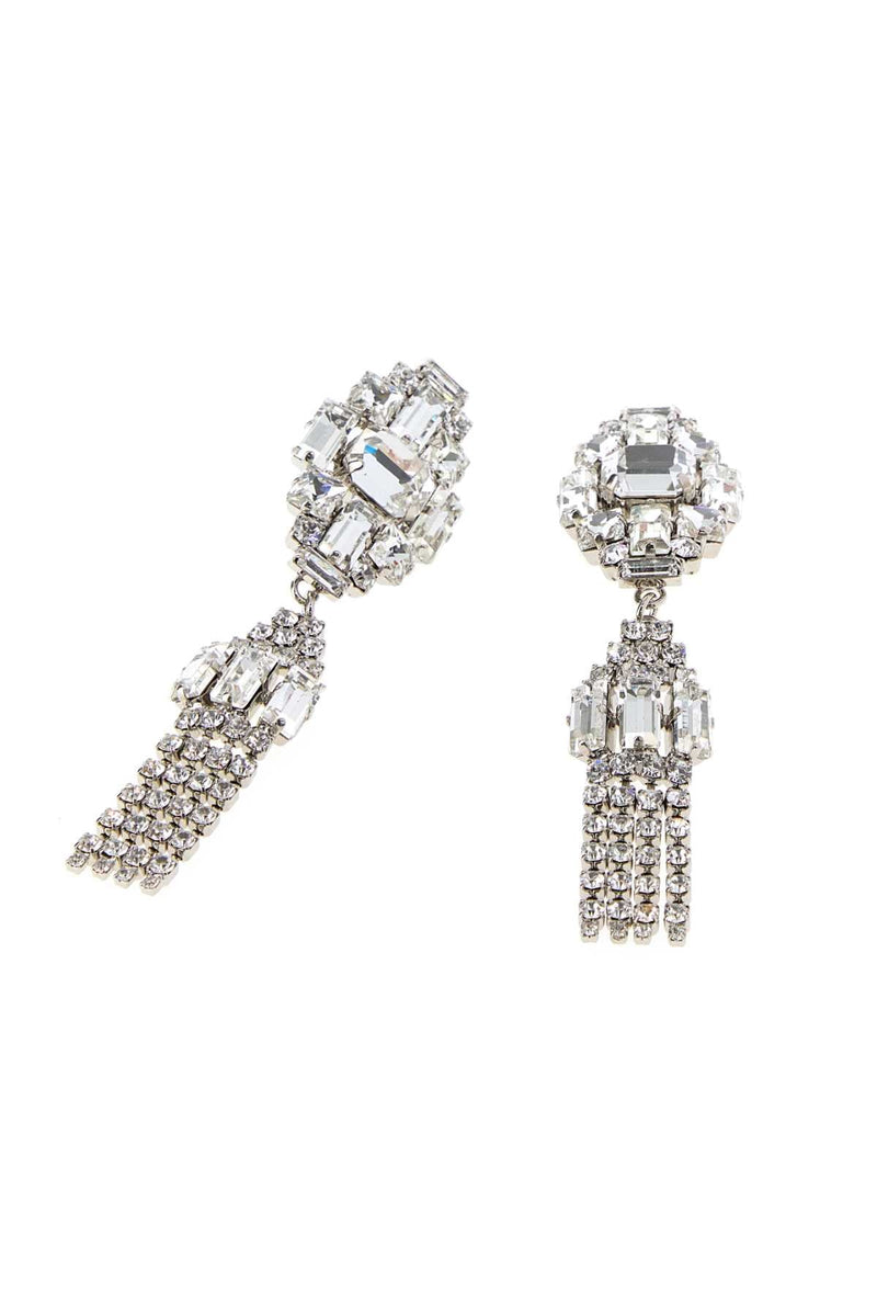 Alessandra Rich Earrings — Silver