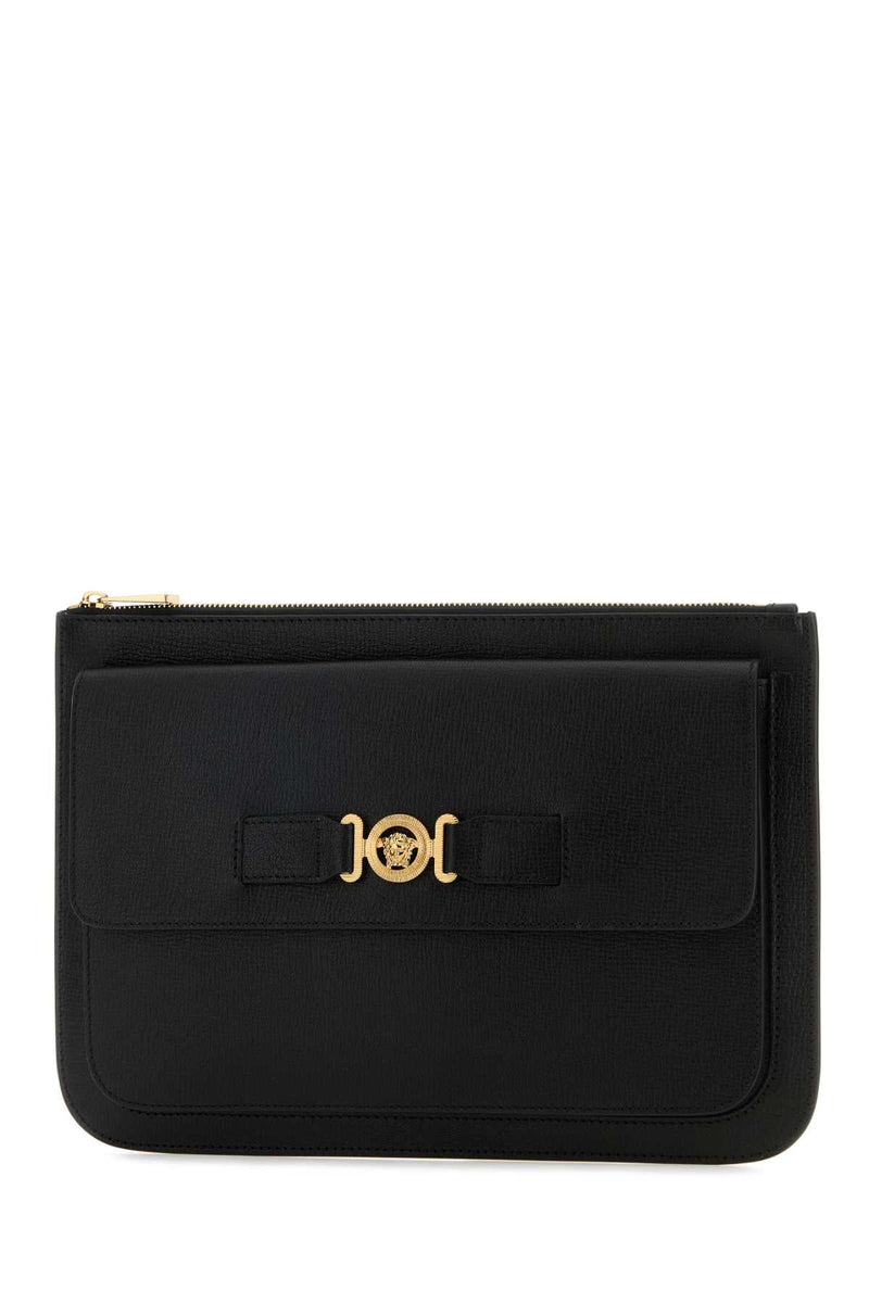 Versace Case Clutch — Black