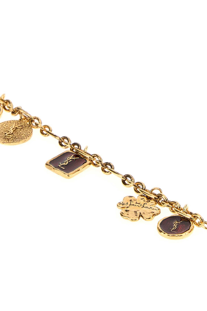 Saint Laurent Cassandre Bracelet — Gold Bracelets