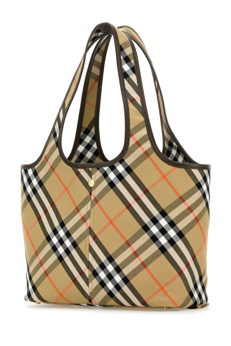 Burberry Tote Shoulder Bag — Beige