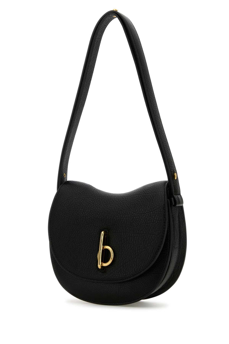 Burberry Rocking Horse Shoulder Bag — Black