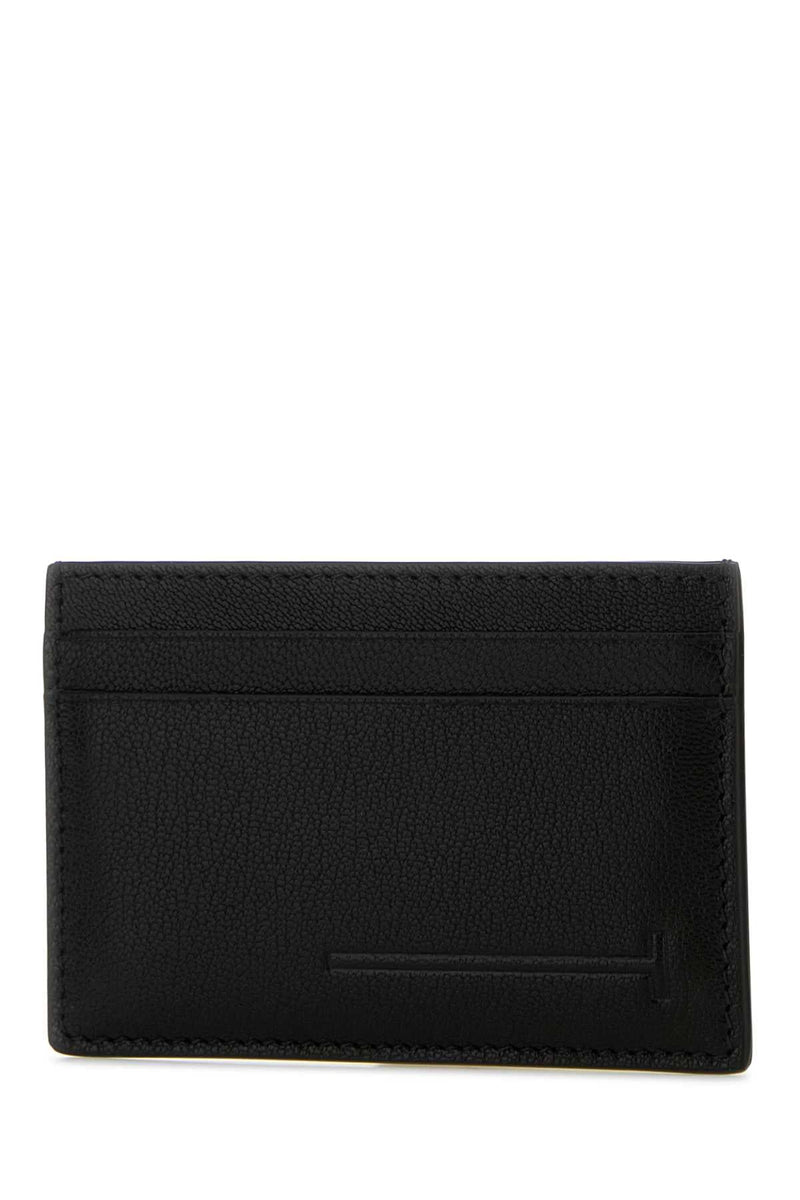 Tom Ford Grain Card Case — Black Cases