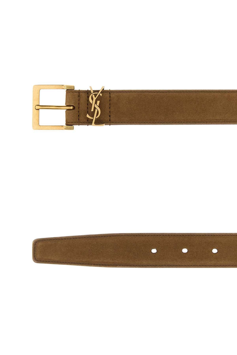 Saint Laurent Harley Belt — Brown