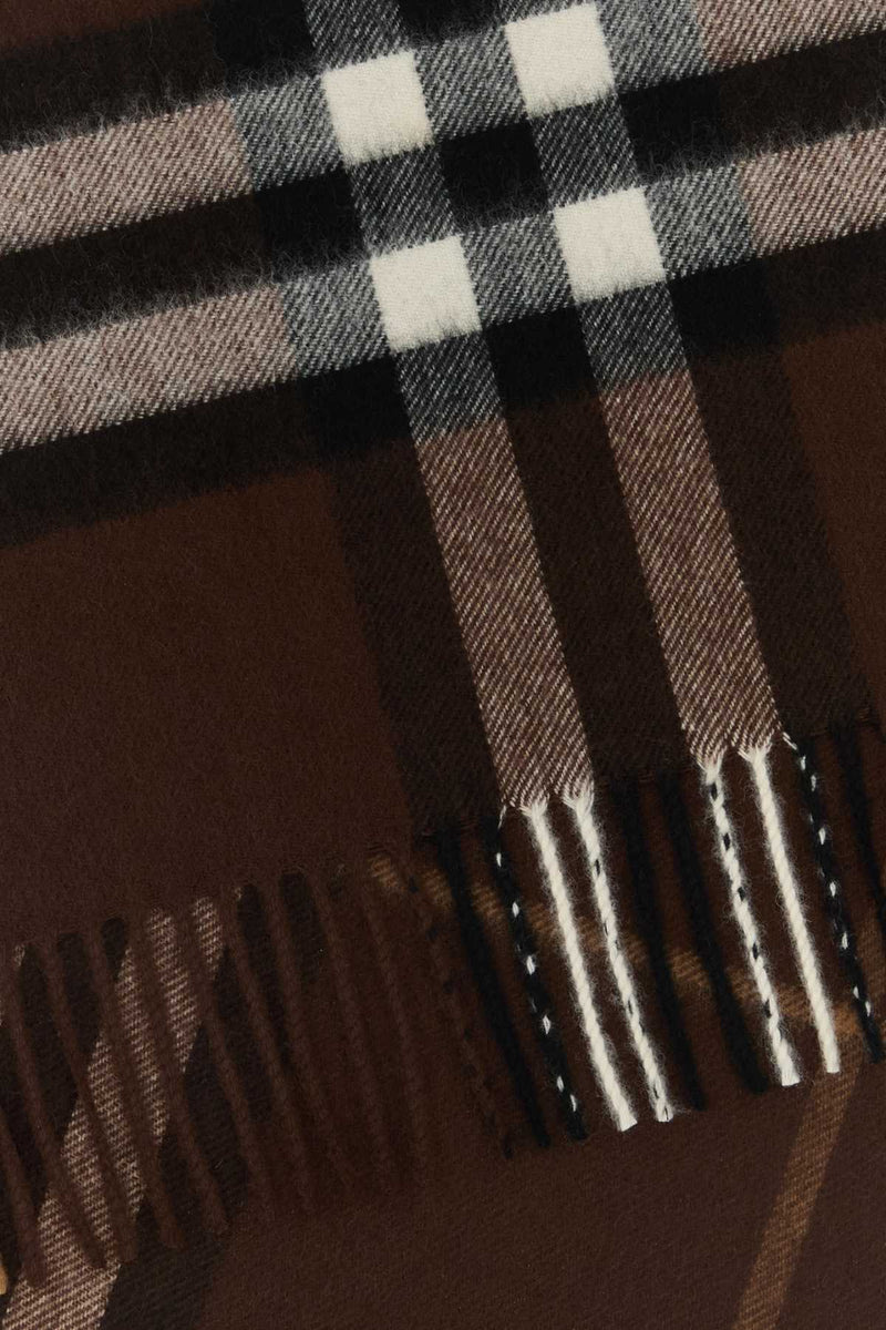 Burberry Giant Scarf — Brown Cashmere Scarfs